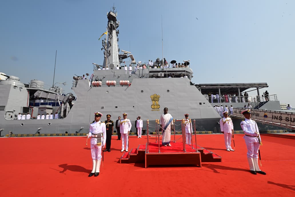 President Murmu Witnesses International Fleet Review 2026 at Visakhapatnam 
