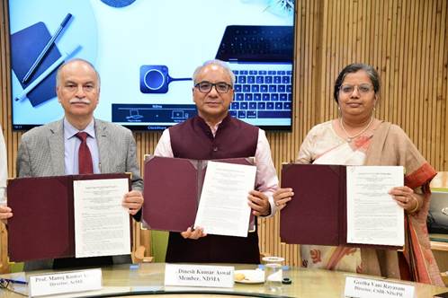 NDMA, AcSIR, CSIR–NIScPR Ink MoU to Boost Disaster Policy Research