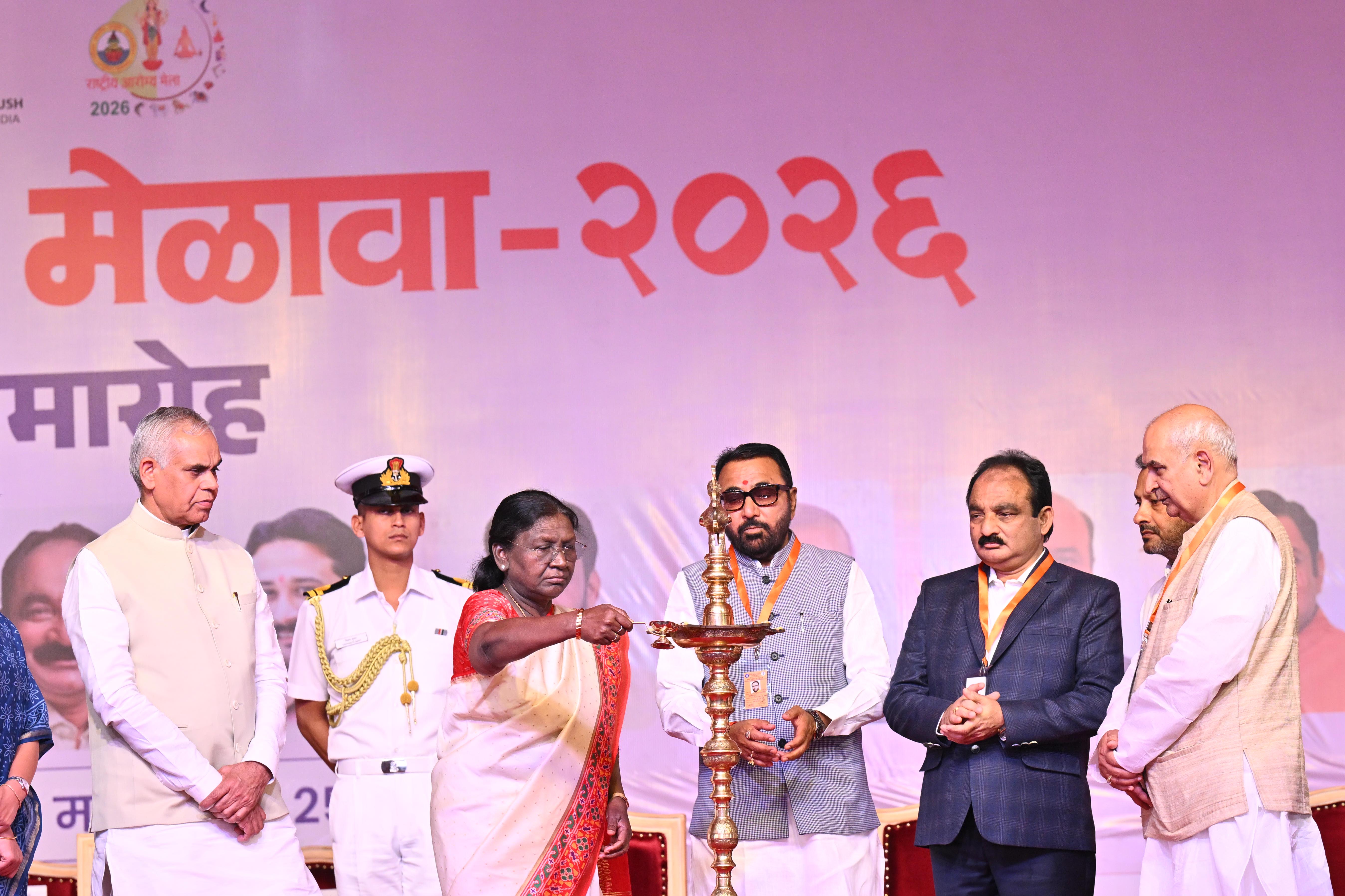 President Murmu Inaugurates National Arogya Fair 2026 at Shegaon