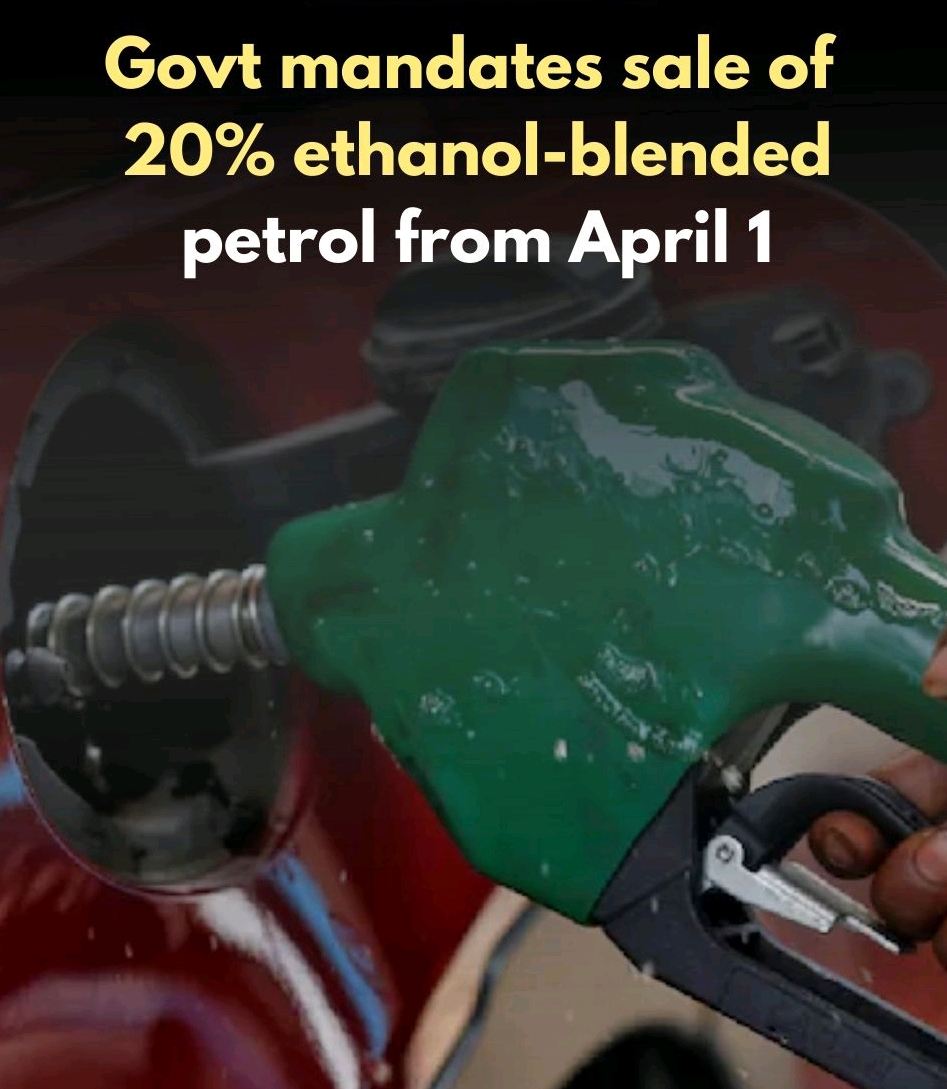 India Mandates 20% Ethanol-Blended Petrol from April 1