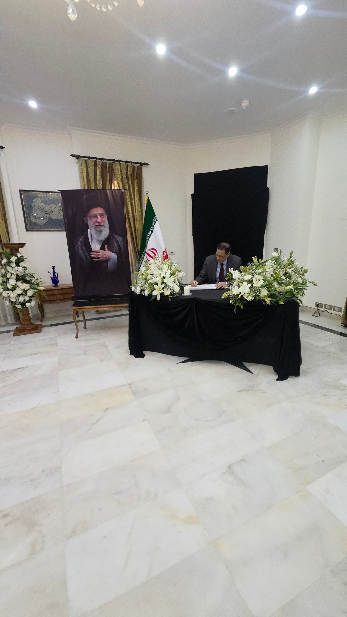 Iran Embassy in New Delhi Opens Condolence Book for Ayatollah Ali Khamenei