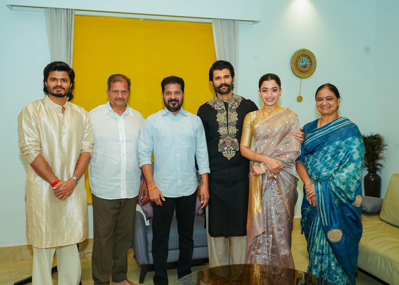 Telangana CM Visits Vijay Deverakonda’s Home Ahead of Wedding