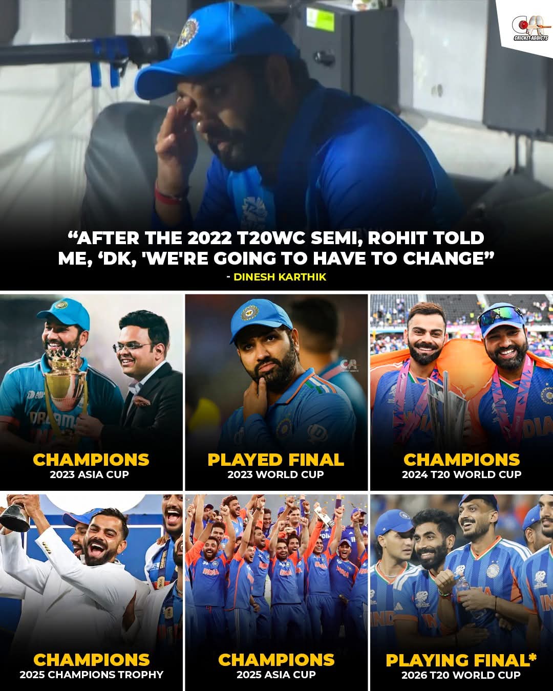 India’s Remarkable Turnaround: Six Finals in Six White-Ball Tournaments