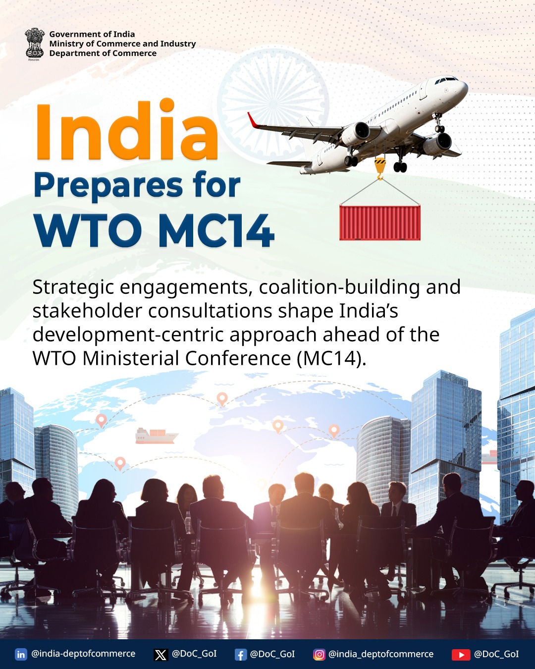 India Pushes for Inclusive WTO Reforms at MC14, Strengthens Global Trade Engagement
