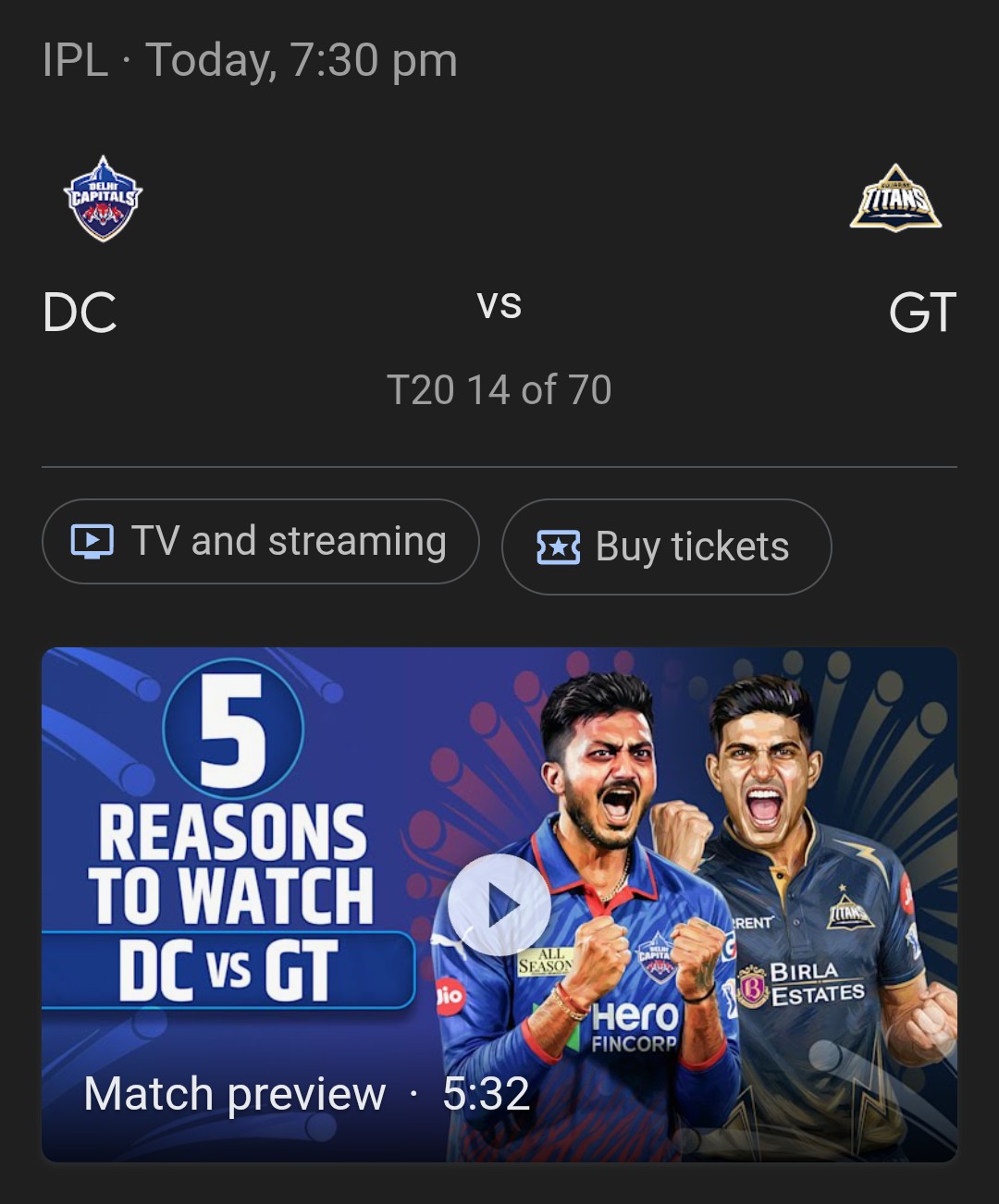IPL 2026: DC vs GT — Capitals Face Titans in Crucial Clash Tonight