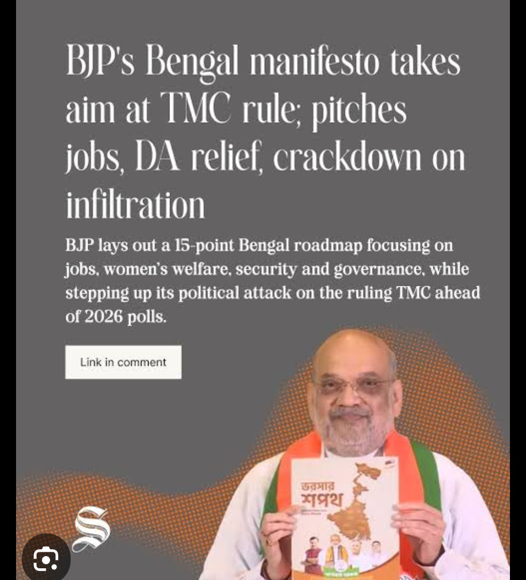 Amit Shah Puts Infiltration at Center Stage in Bengal Polls, BJP Promises Zero-Tolerance Policy in Manifesto
