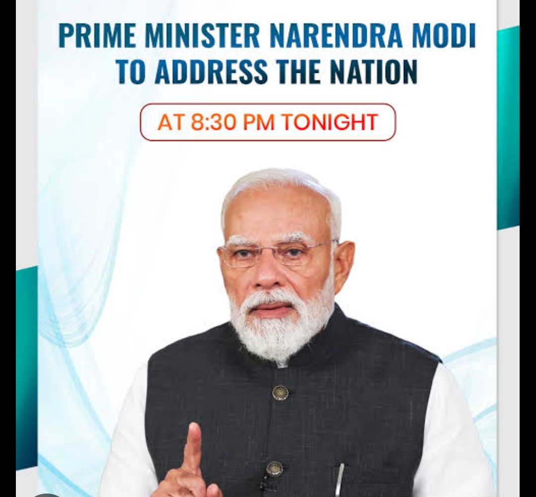 Prime Minister Narendra Modi to Address the Nation at 8:30 PM Today