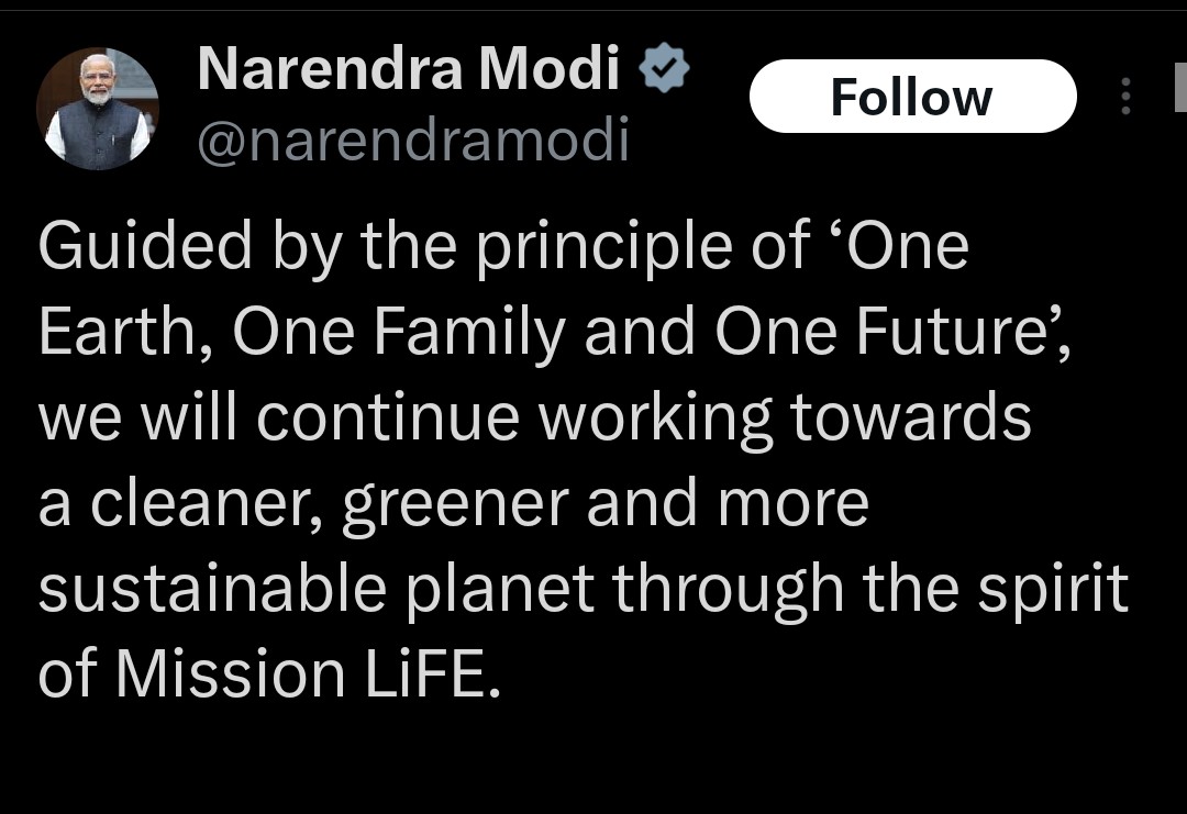 PM Modi Extends World Environment Day Wishes, Highlights India’s Green Achievements