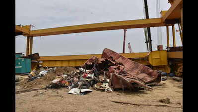 3 Dead After Two 100-Tonne Cranes Collapse at NHAI Site in Faridabad