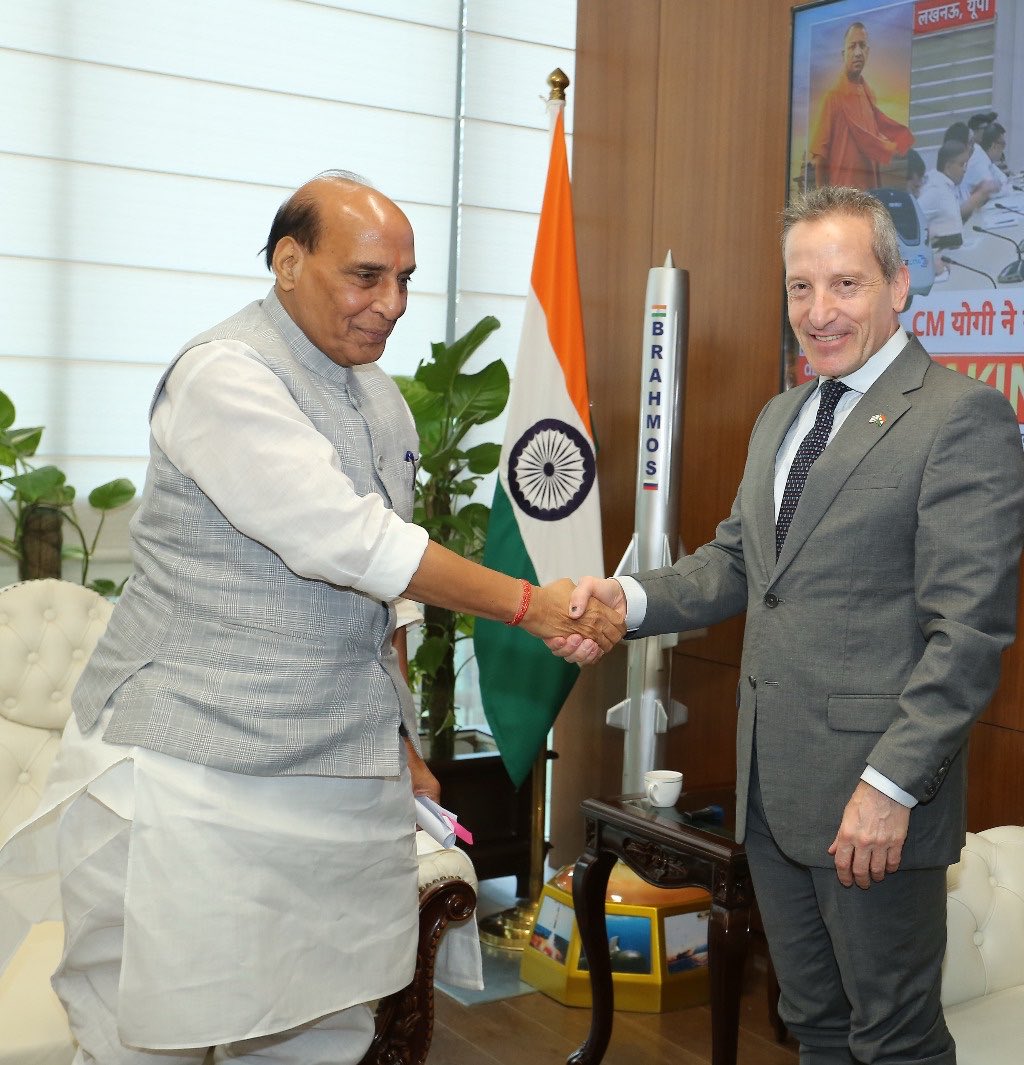 Israeli Defence Ministry Chief Meets Rajnath Singh in New Delhi