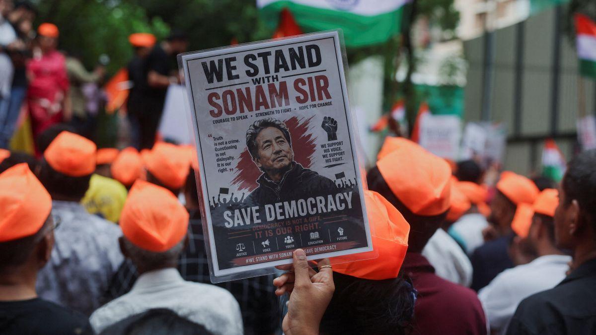 Protests Supporting Sonam Wangchuk and NEET Issue Held in New York and San Jose