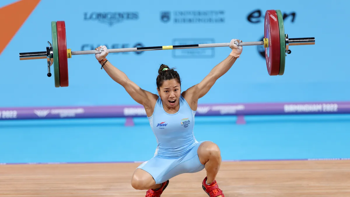 Mirabai Chanu Creates History with Commonwealth Games Golden Hat-Trick
