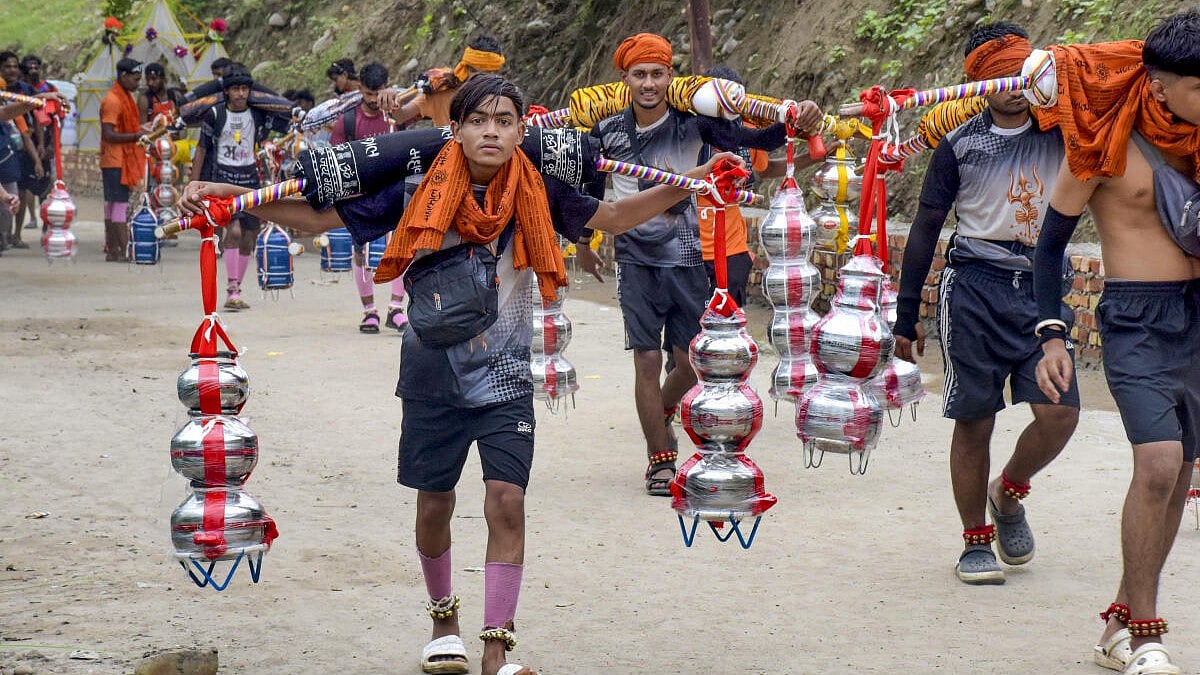 Haridwar Sees Record Kanwar Yatra Footfall as 4.43 Crore Devotees Collect Ganga Water