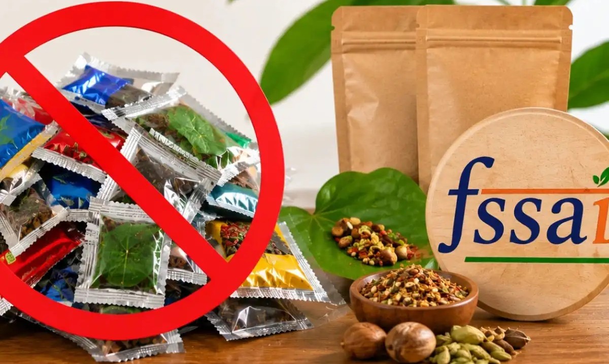 FSSAI Tightens Pan Masala Packaging Rules, Plastic Packets to Be Banned
