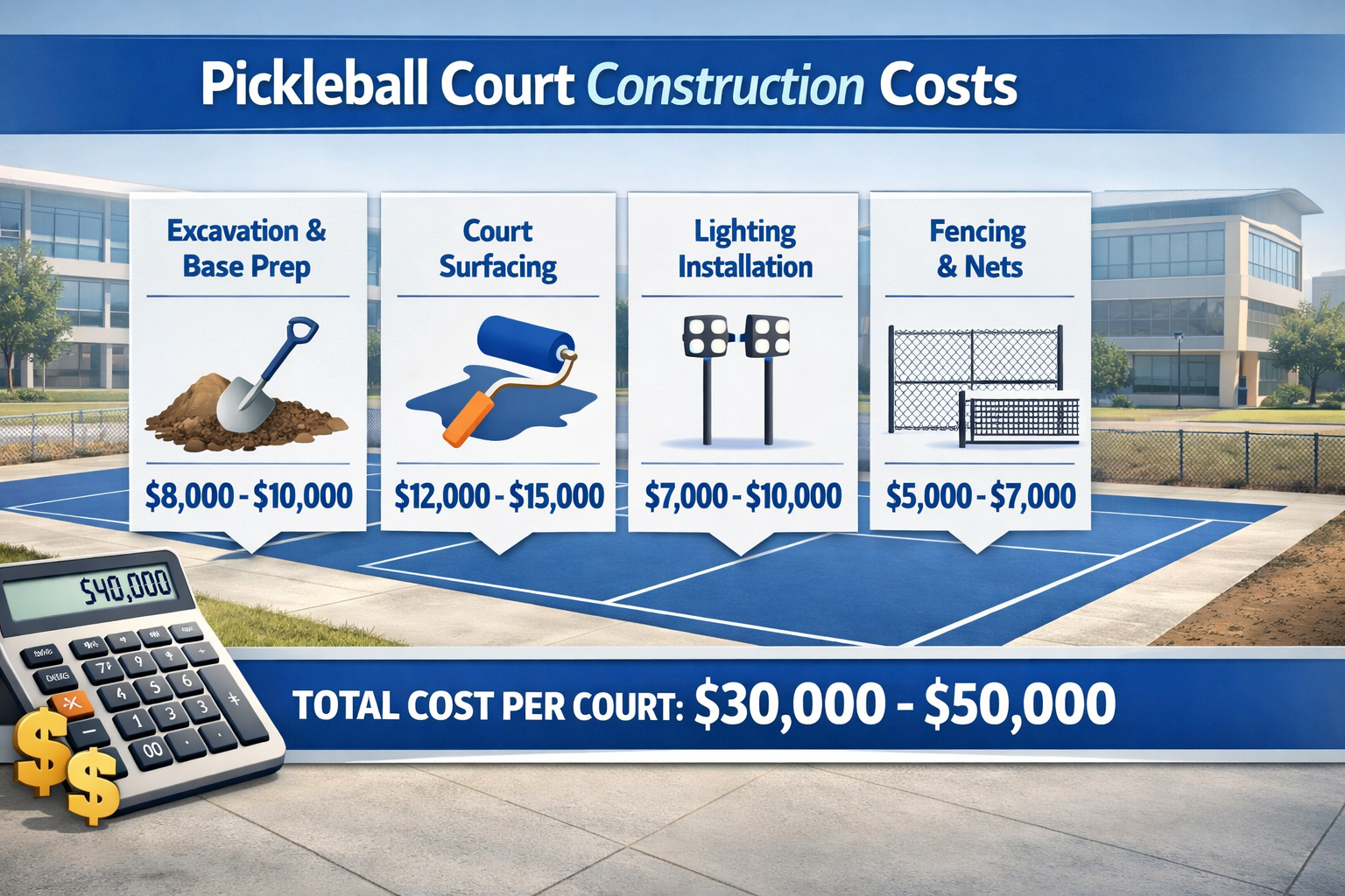 The True Cost of Building a Pickleball Court