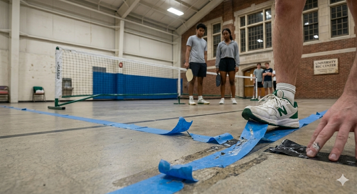 The Tape Headache: Why Physical Lines Stunt Sports Tech