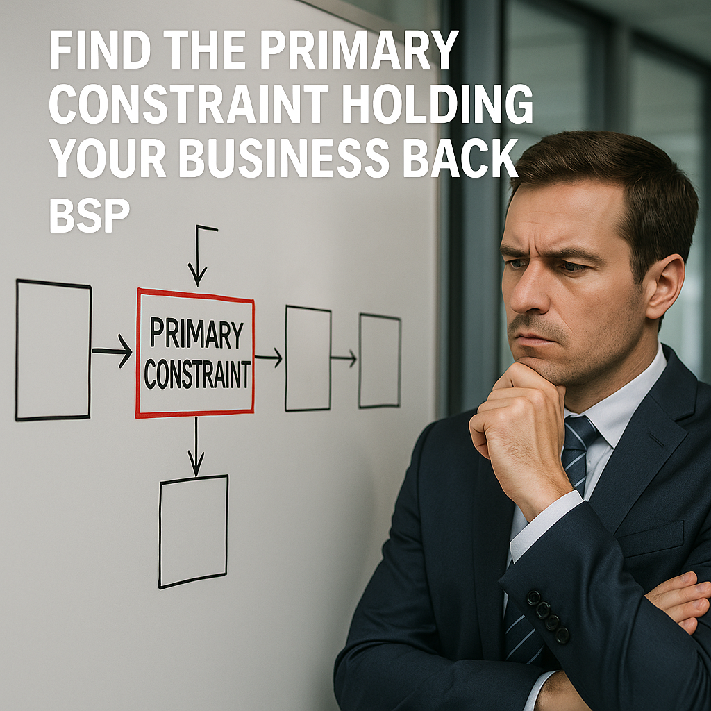 Find the Primary Constraint Holding Your Business Back | BSP