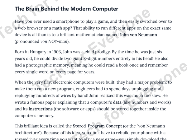 Preview: Modern Computing Series  John Von Neumann UE