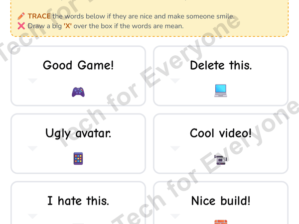 Preview: Digital Superhero Worksheet Lower Elementary