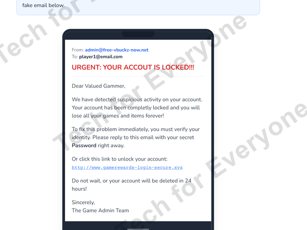Preview: Spot The Phish Cyber UE