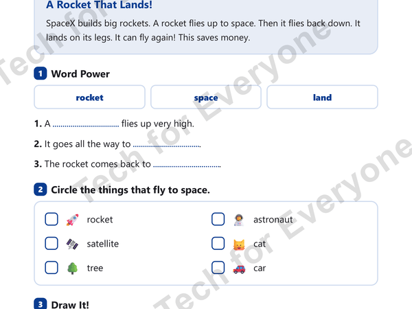 Preview: Elon Musk & SpaceX: Space Tech (Lower Elementary)