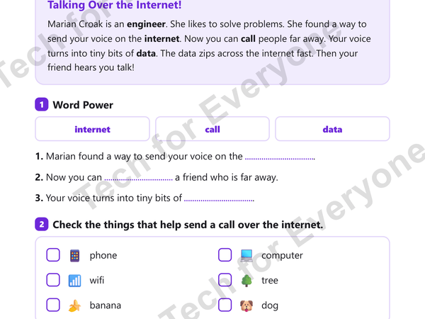 Preview: Marian Croak: Web & Wireless Tech (Lower Elementary)