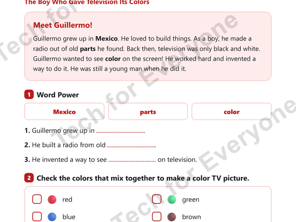 Preview: Guillermo González Camarena: Hispanic Heritage Month (Lower Elementary)
