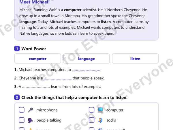 Preview: Michael Running Wolf: Native American Heritage Month (Lower Elementary)