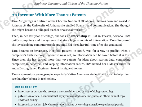 Preview: Tara Astigarraga: Native American Heritage Month (Upper Elementary)