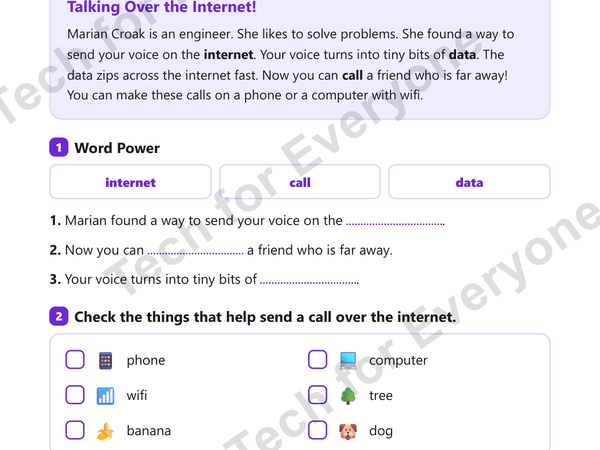 Preview: Marian Croak: Web & Wireless Tech (Lower Elementary)