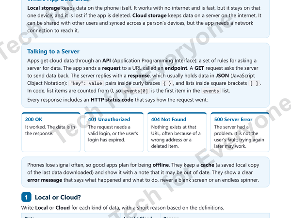 Preview: Mobile Apps 3: Data, APIs and Permissions