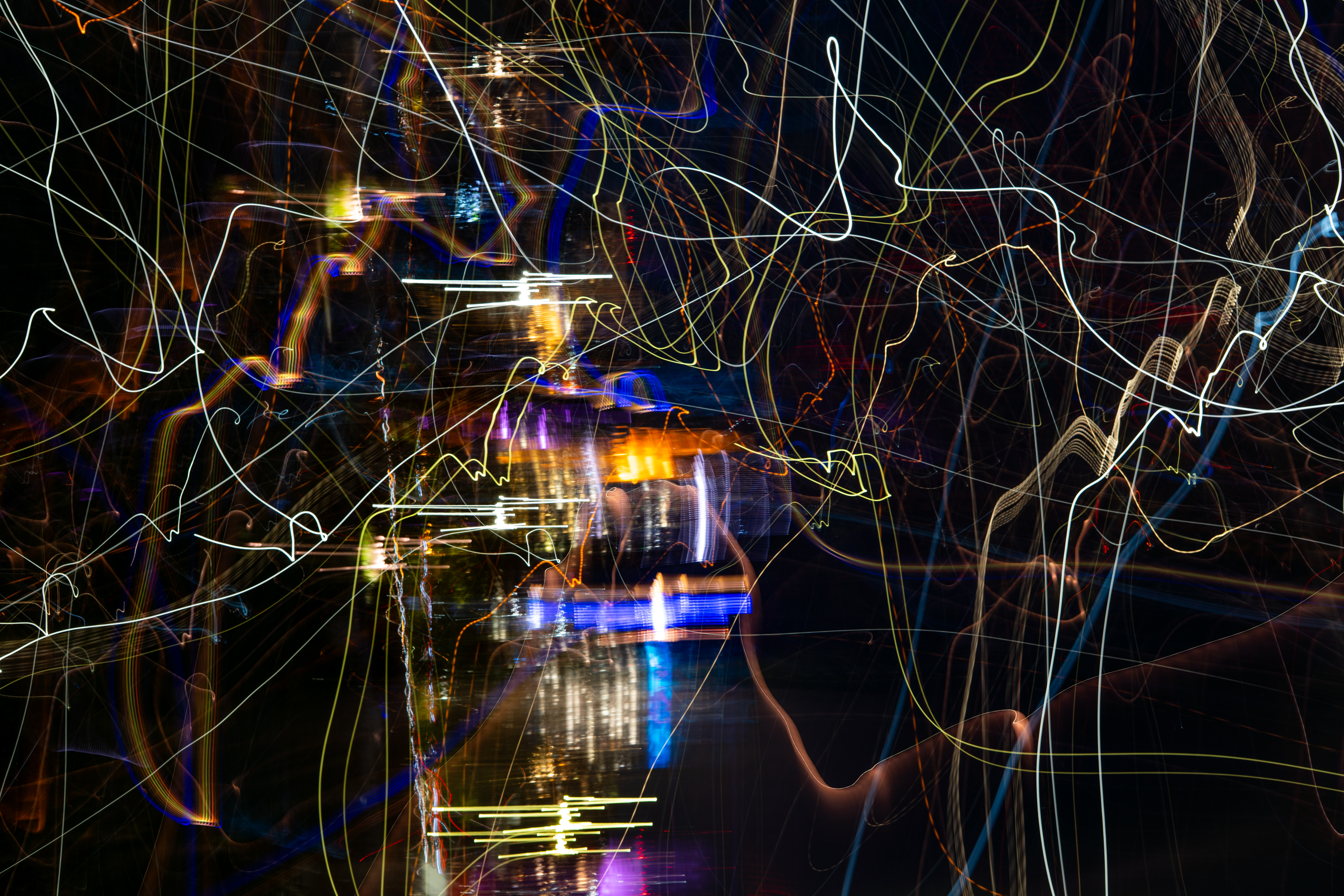 Neon Motion Trails