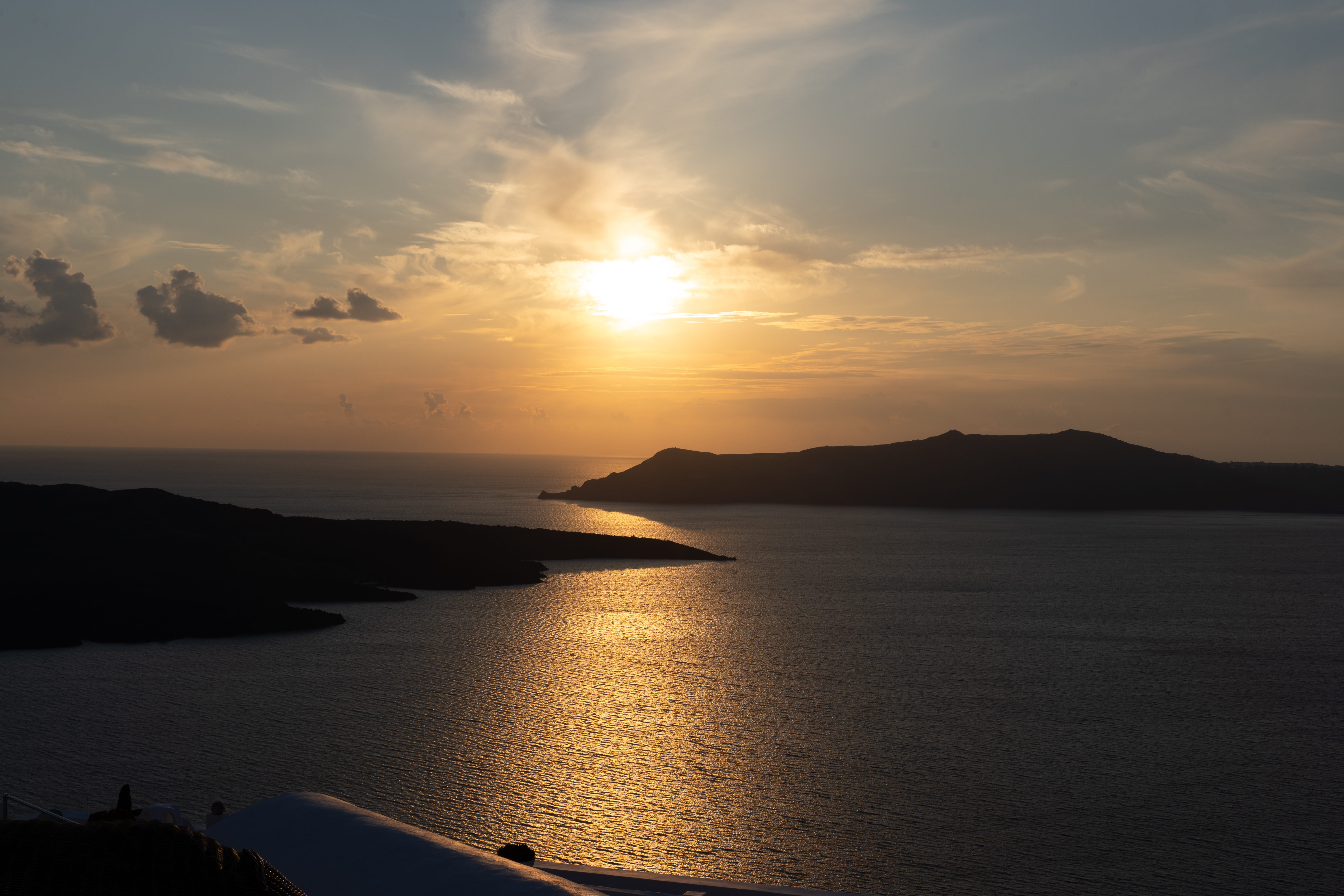 Santorini Sunset Glow