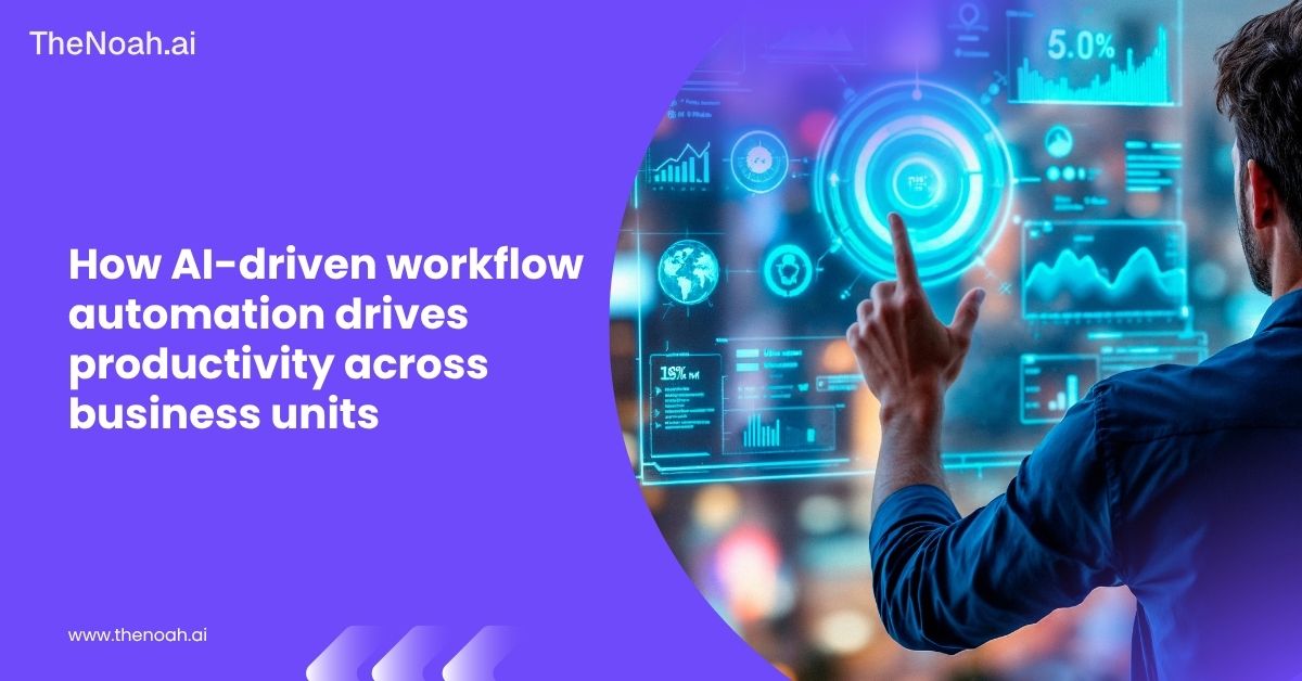 How AI-Driven Workflow Automation Drives Productivity Across Business Units
