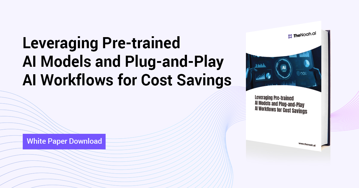 Leveraging Pre-trained AI Models and Plug-and-Play AI Workflows for Cost Savings