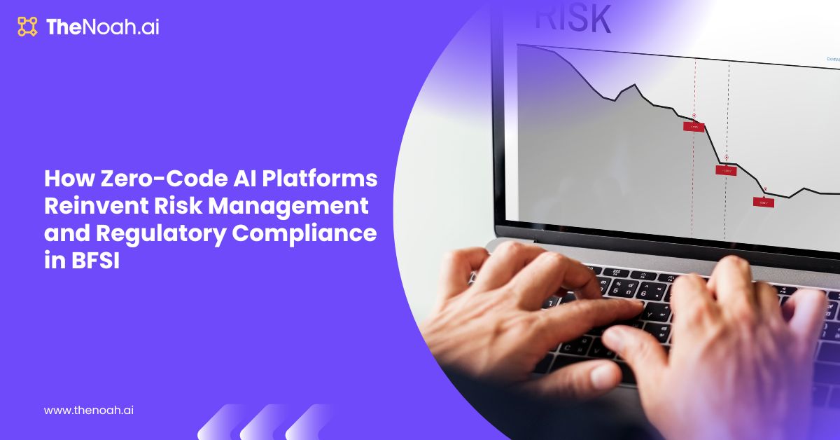 How Zero-Code Platforms Drive AI in Risk Management and Compliance in BFSI