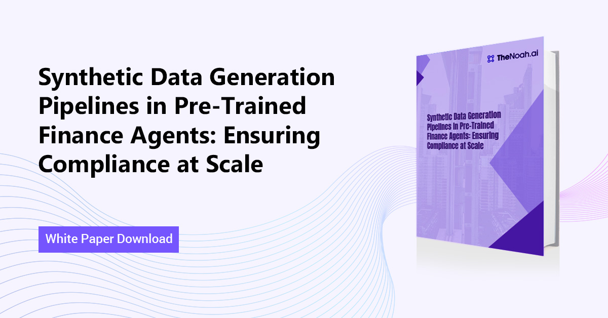 Synthetic Data Generation Pipelines in Pre-Trained Finance Agents: Ensuring Compliance at Scale