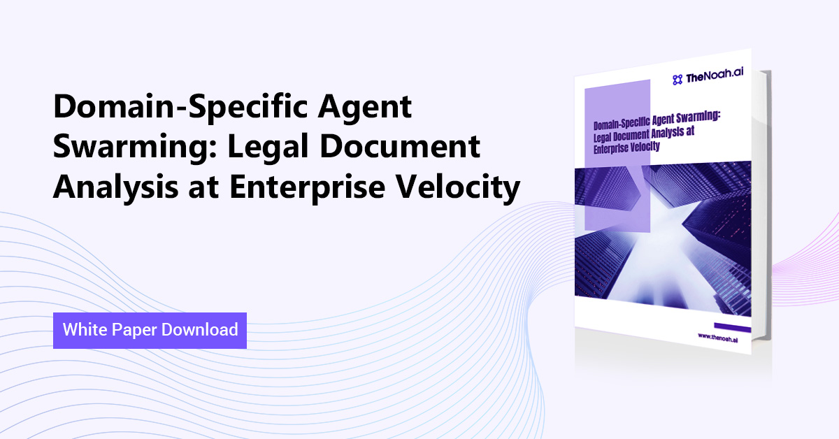 Domain-Specific Agent Swarming: Legal Document Analysis at Enterprise Velocity