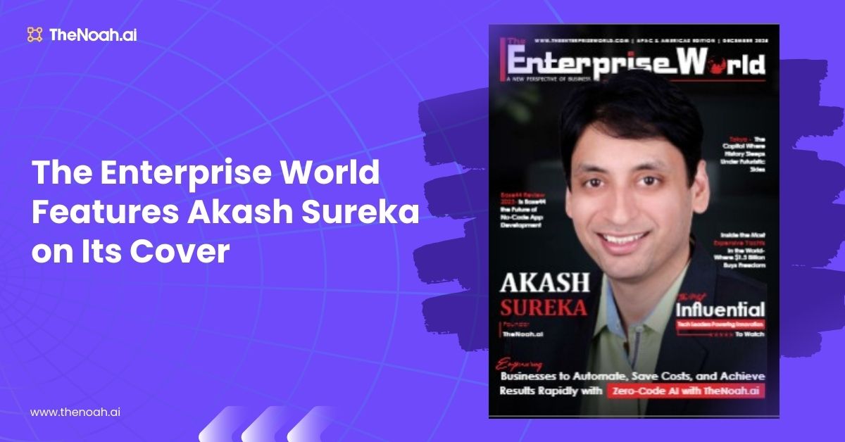 The Enterprise World Features Akash Sureka on Its Cover