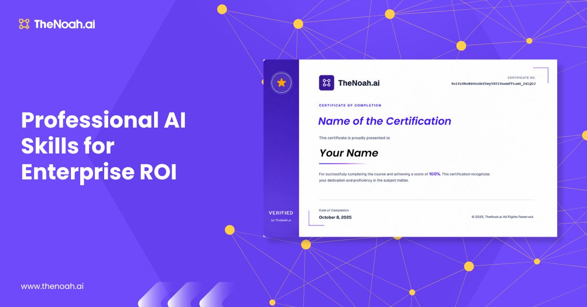 AI Certification for Professionals: Skills That Drive Measurable ROI