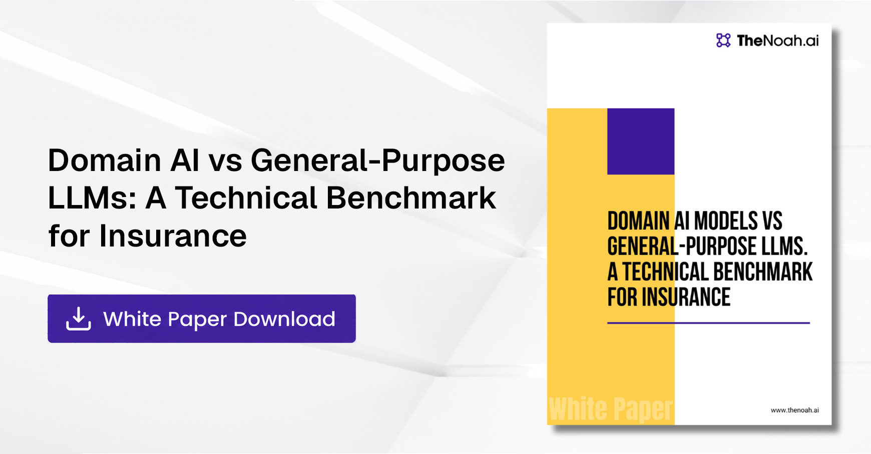 Domain AI Models vs General-Purpose LLMs. A Technical Benchmark for Insurance