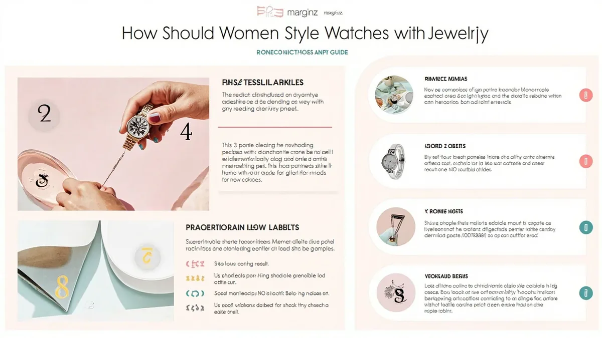 How Should Women Style Watches With Jewelry?