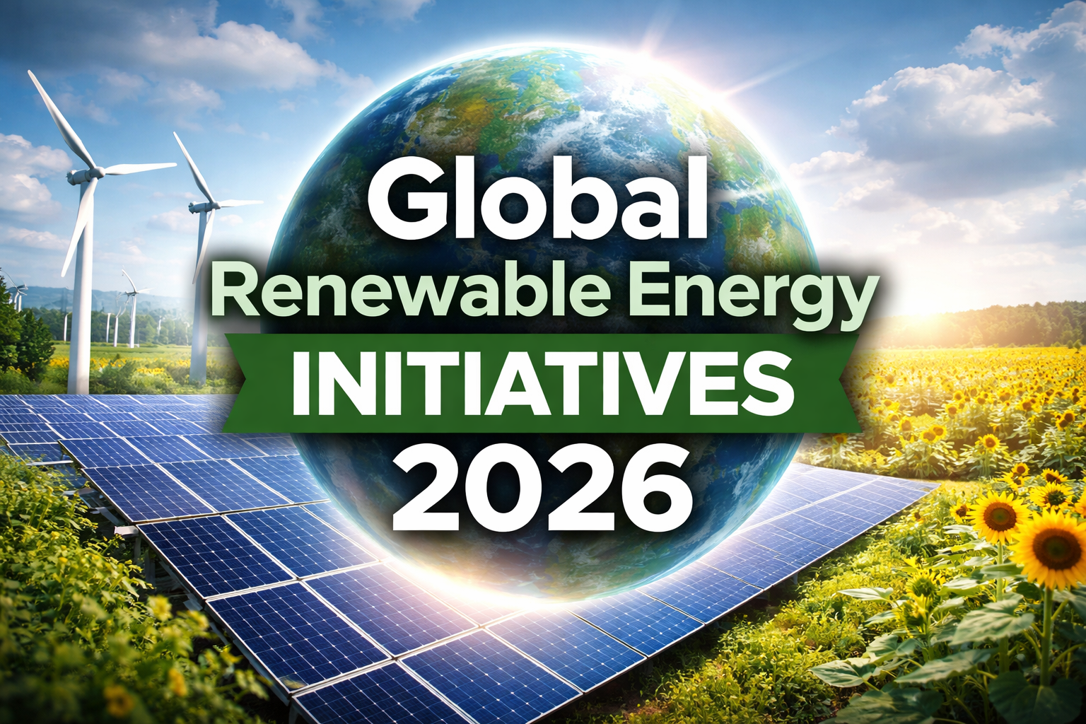 Global Renewable Energy Initiatives 2026: A Comprehensive Outlook on Progress, Challenges, and Future Directions