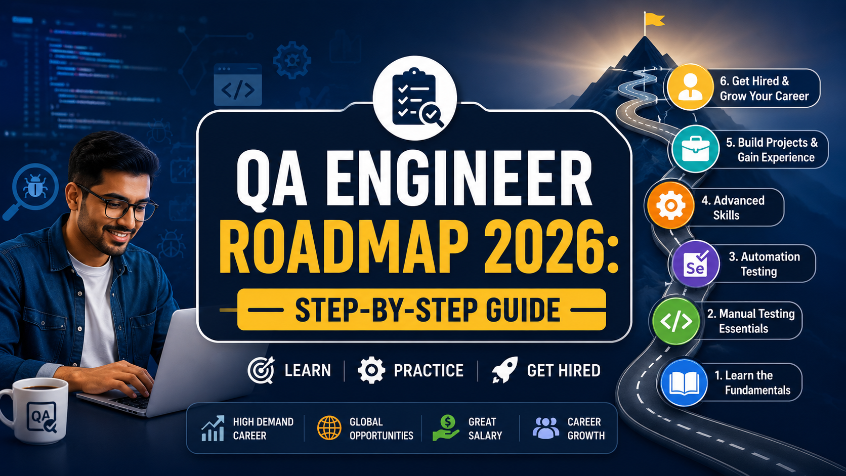 QA Engineer Roadmap 2026: Your Step-by-Step Guide to Software Testing