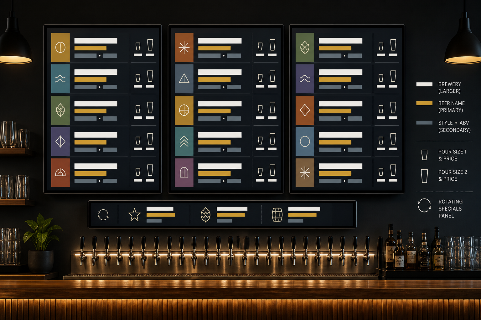 Digital Menu Boards for Bars and Breweries: Tap Lists That Keep Up