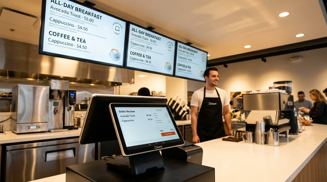 Toast POS and Digital Menu Boards: How the Sync Actually Works