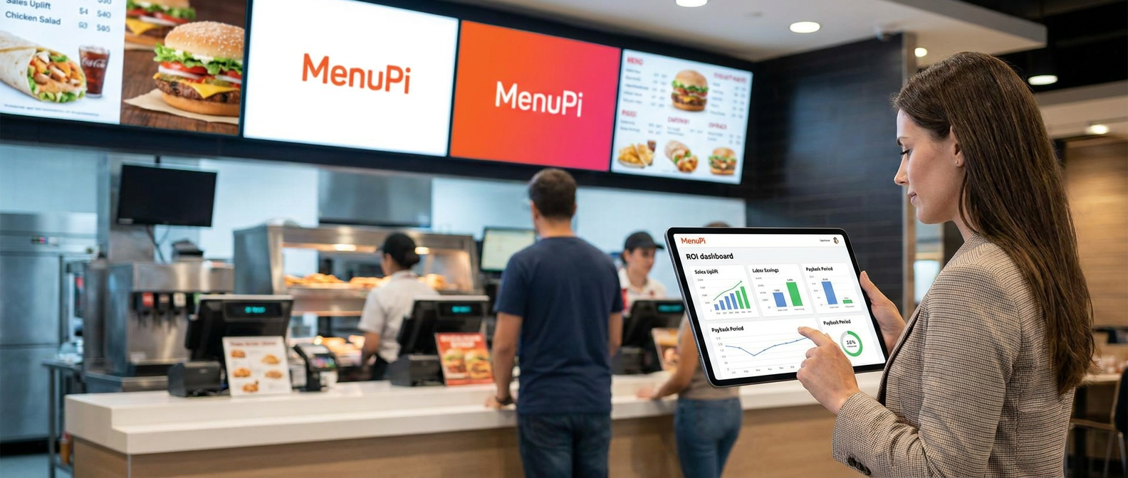 Restaurant Digital Signage ROI: How to Measure Payback on Menu Boards