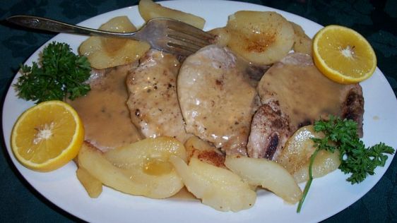Pork Chops With Pears recipe