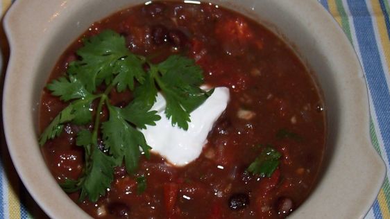 Sheila's Black Bean Soup recipe