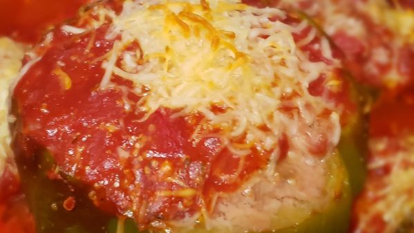 Low Carb Low Fat Turkey Stuffed Bell Peppers Italian Style recipe